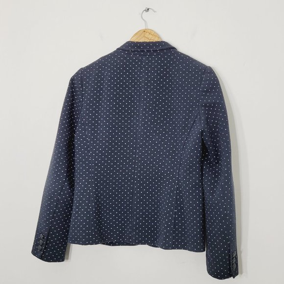 Banana Republic Navy Polka Dot Blazer - Picture 9 of 9